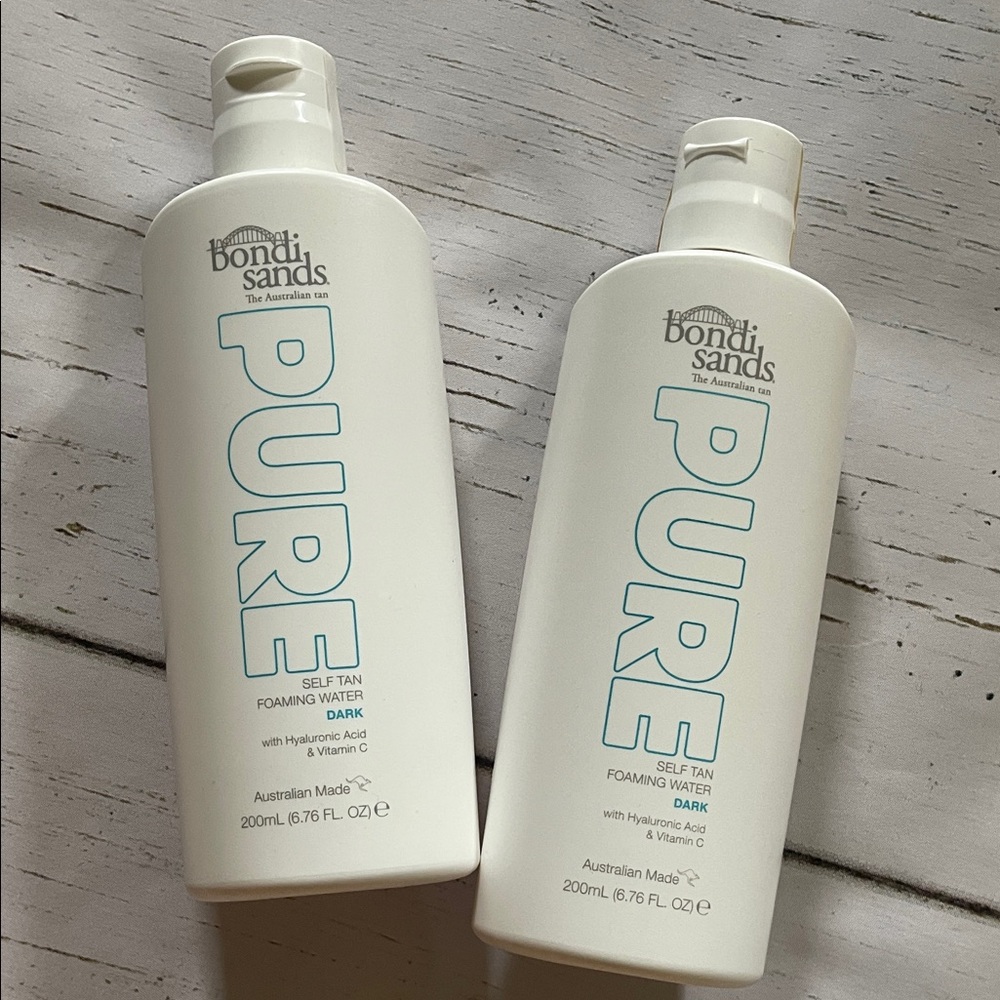 Bondi Sands Pure Self-Tan Foaming Water - Dark -with gradual tanning lotion